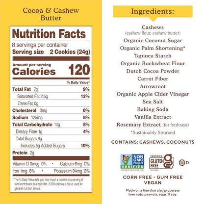 Simple Mills Cocoa Cashew Crème Cookies – Safe Lunchbox Treat for Allergy-Aware Classrooms