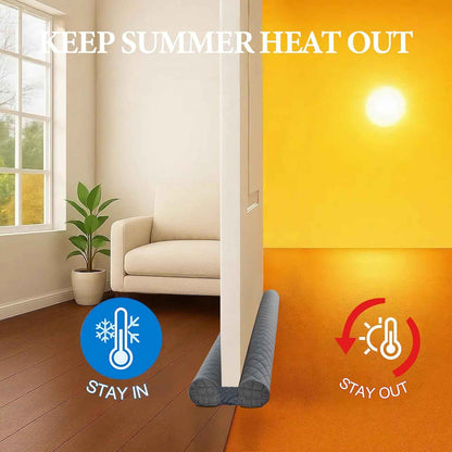 BedyKate Velvet Under Door Draft Stopper – Bedroom Wellness Essential for Blocking Hallway Light and Noise During Nightly Wind-Down