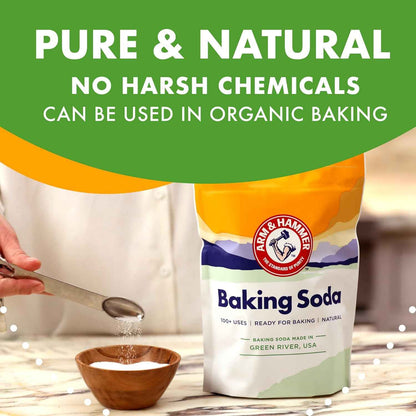 ARM & HAMMER Pure Sodium Bicarbonate, 7 Lb Bag — DIY Beauty Powder for Soaks, Scrubs and Personal Rituals