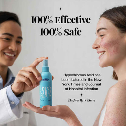 HOCL Essentials Hypochlorous Skin Spray – All-in-One Cleanser and Toner for Minimalist Bathrooms
