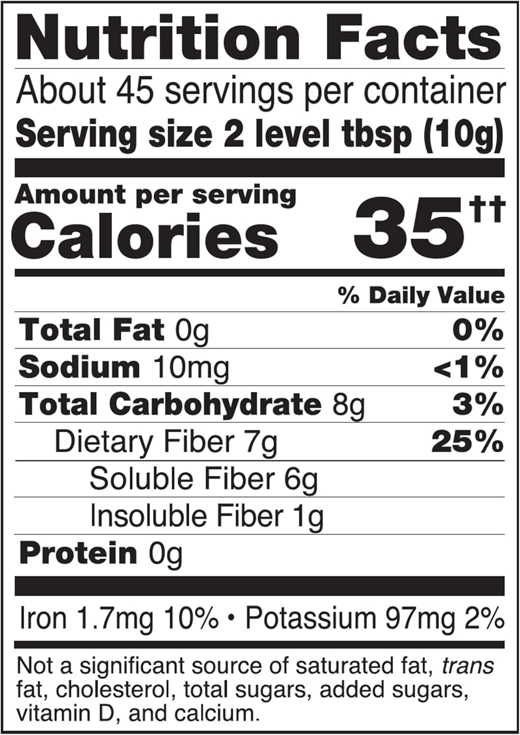 fine powder form that vigorously mixes into 12+ oz liquid