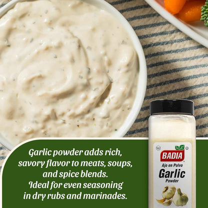 Badia Garlic Powder, 16 oz – Thoughtful Housewarming Gift for Home Cooks and Spice Lovers