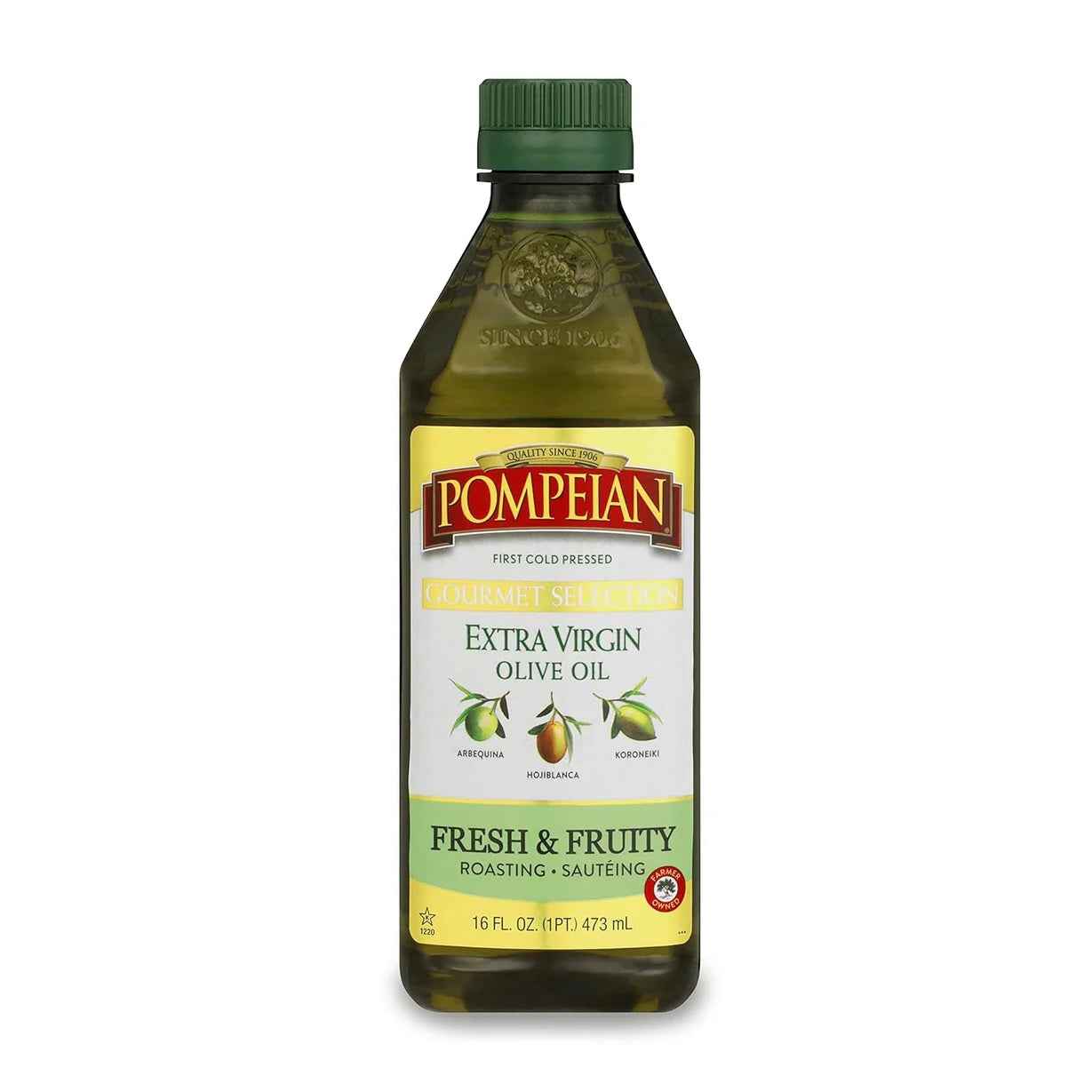 Pompeian Gourmet Selection Extra Virgin Olive Oil – Premium Pantry Upgrade, NAOOA-Certified Imported EVOO for the Discerning Home Chef