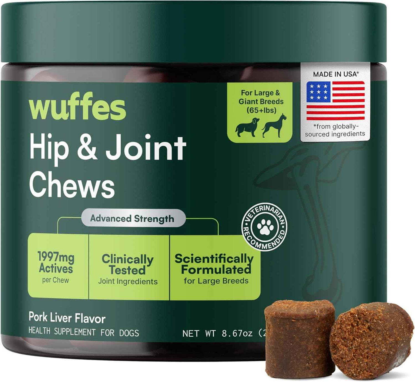 Hip and Joint Chews for Large Dogs – Daily Wellness Ritual for Senior Mobility Support