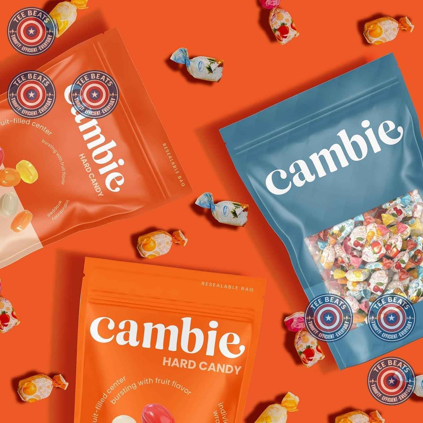 Cambie Fruit Filled Center Hard Candy – Reception Desk Candy Dish Refill for Client Waiting Areas