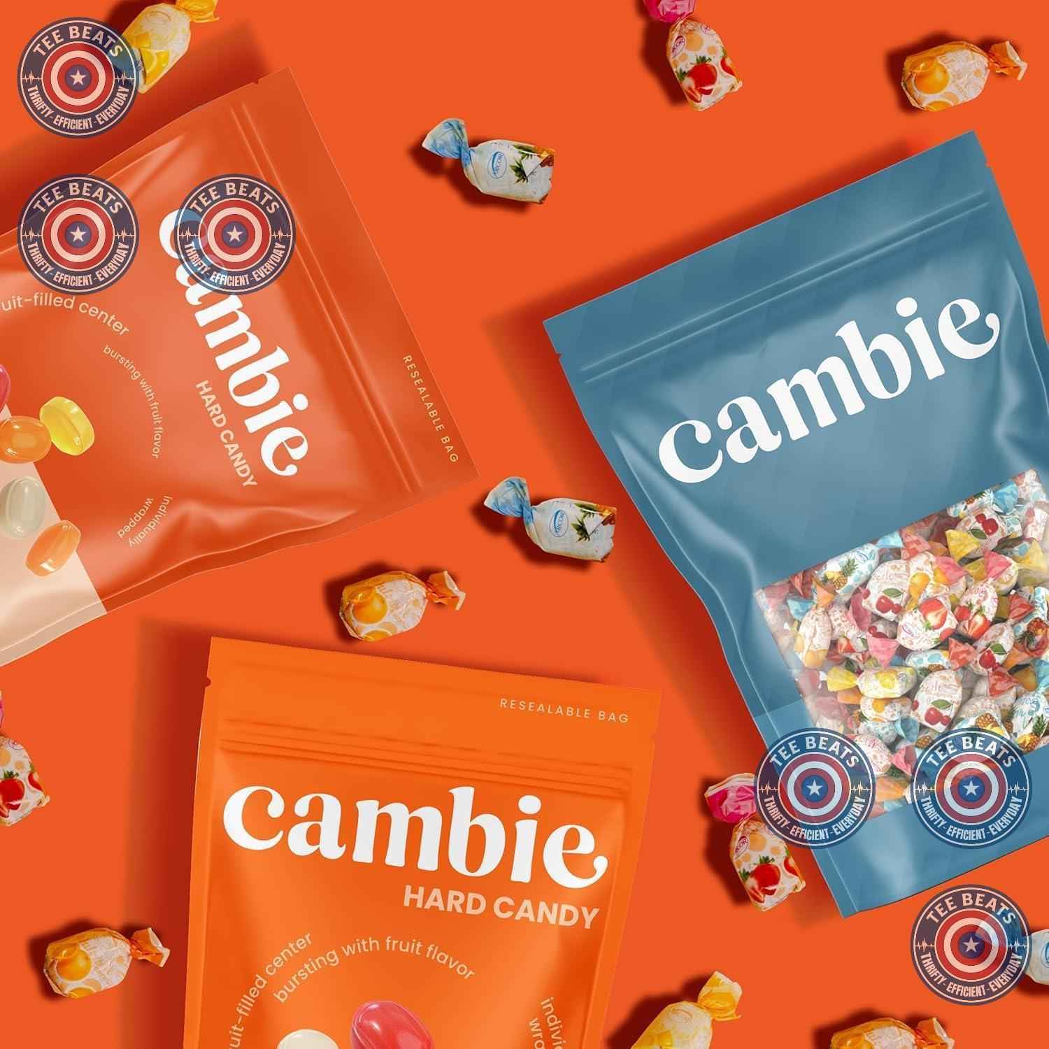 Cambie Fruit Filled Center Hard Candy – Reception Desk Candy Dish Refill for Client Waiting Areas