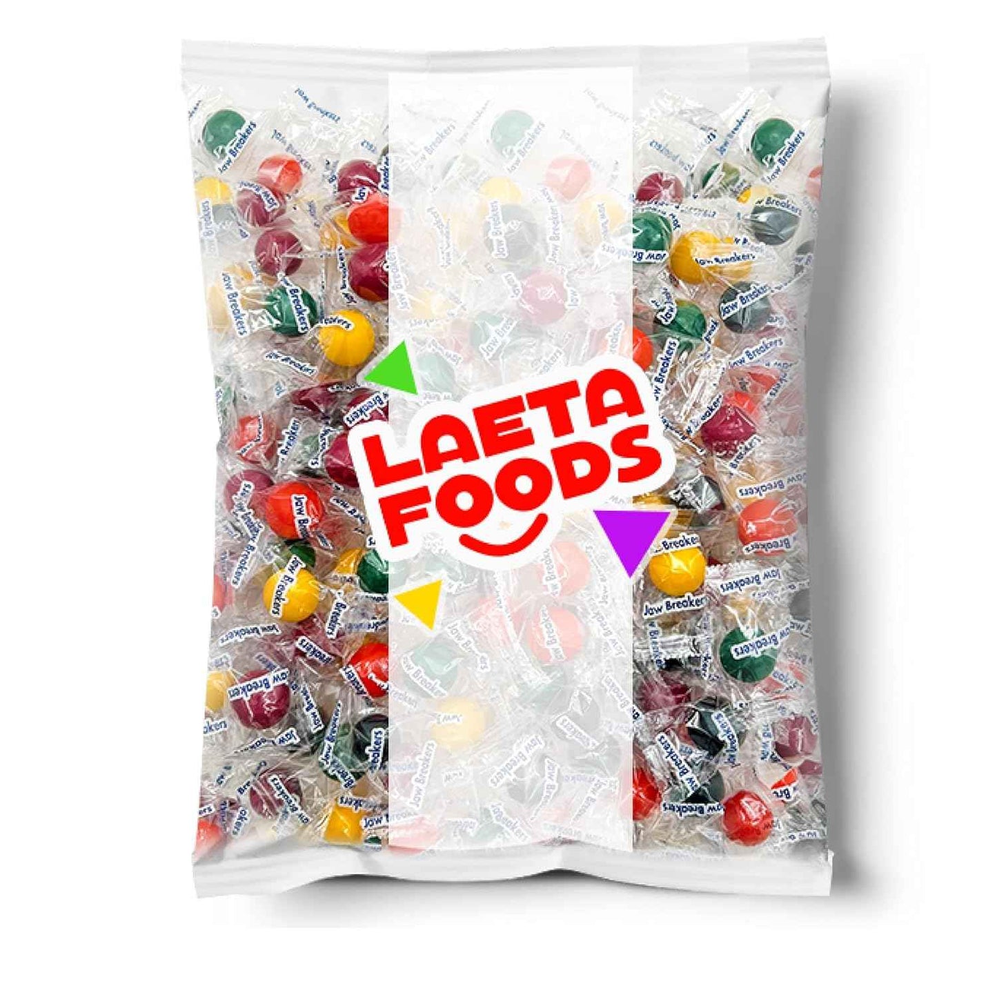 Jawbreakers Hard Candy – 1 lb Bulk Bag for Carnival Booths, Church Events, and School Fairs