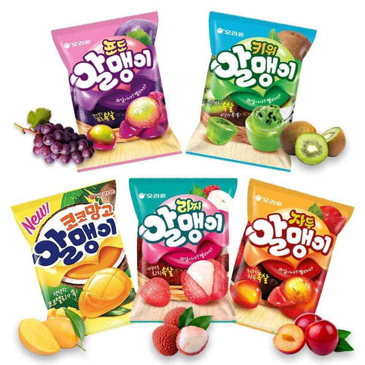 Kidsmania Korean Fruit Jelly Candy – Lunchbox Snack for Kids' Lunchboxes and After-School Treats