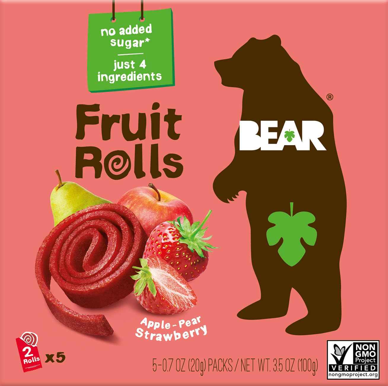 Bear YoYo Strawberry Rolls – Thoughtful Healthy Gift for New Moms and Wellness Friends