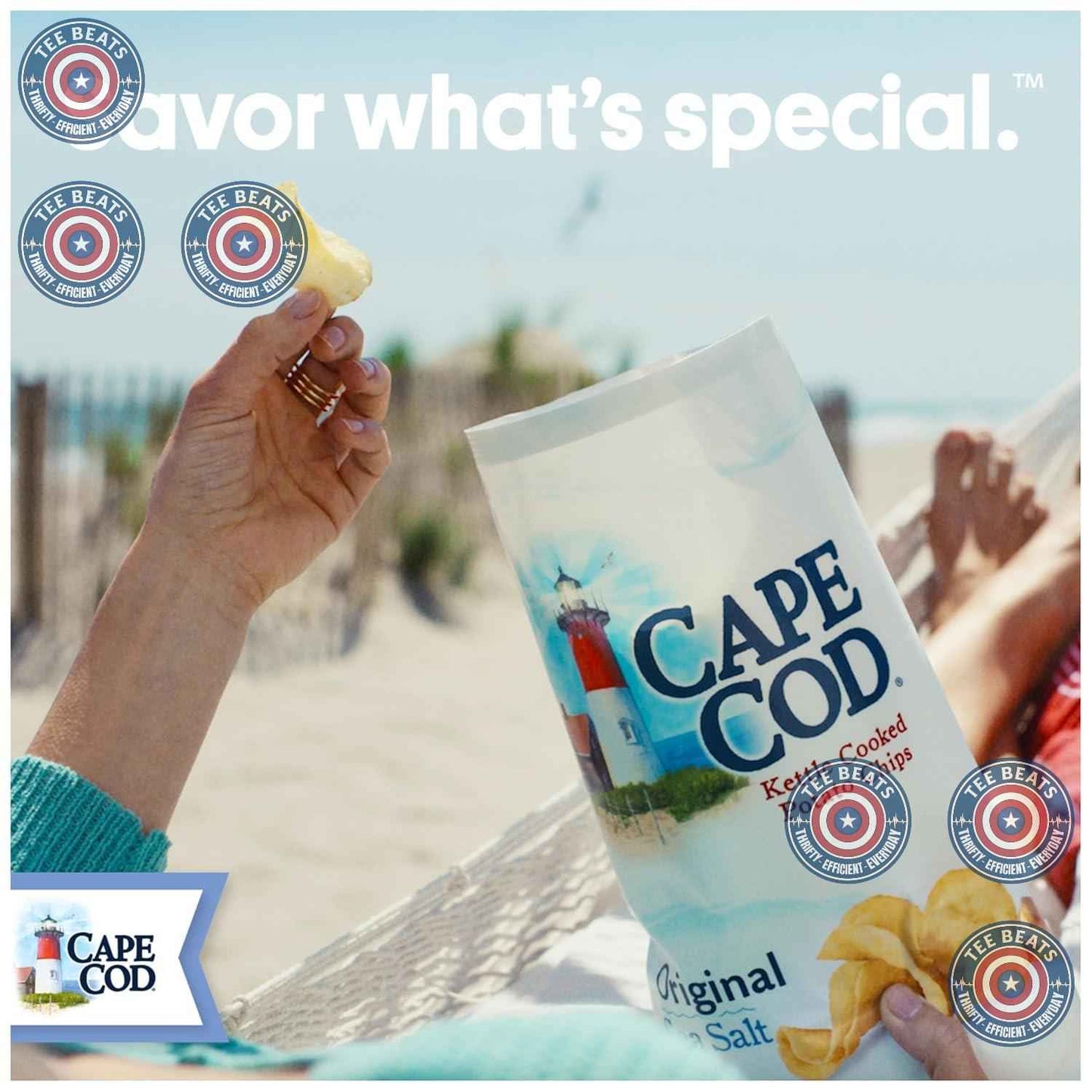 Cape Cod Potato Chips Less Fat Original Kettle Chips – 14 oz Low-Fat Snack for Guilt-Free Office and Lunchbox Stashing