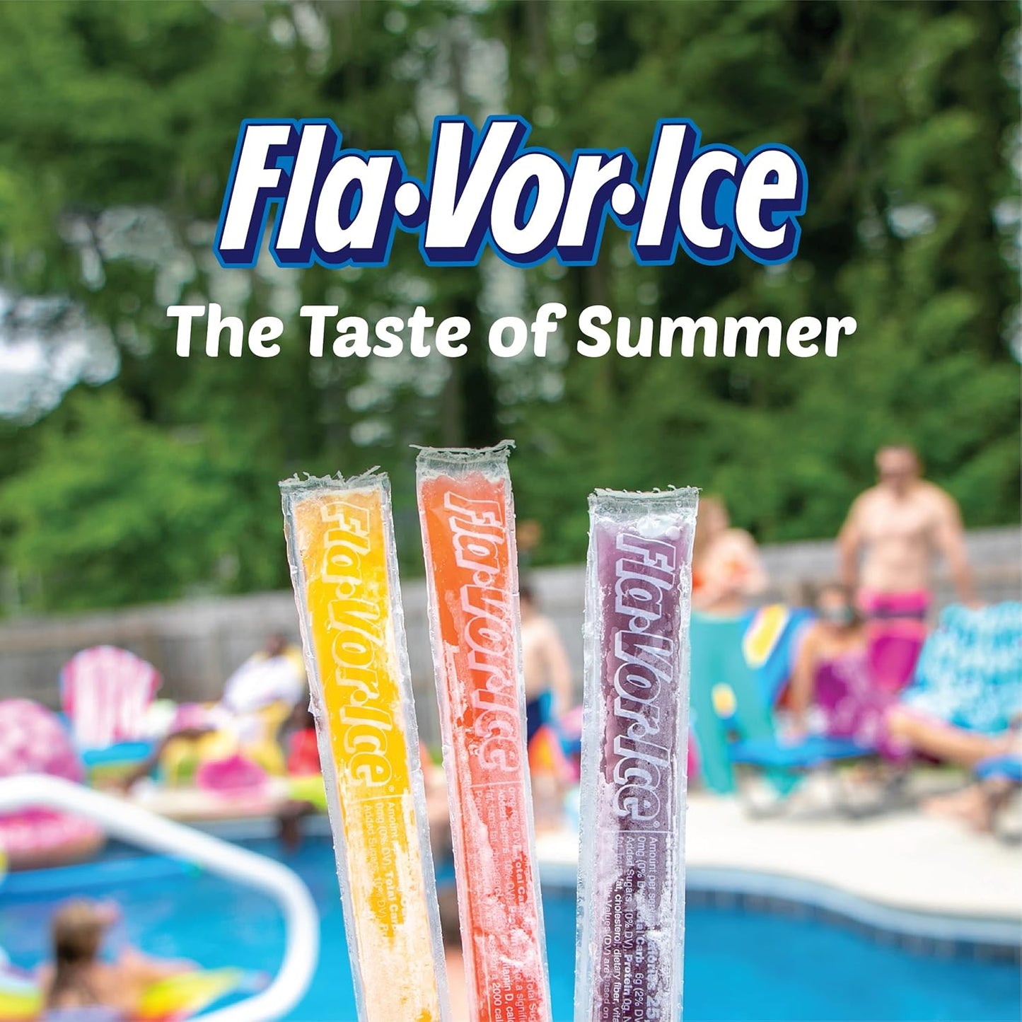 Fla-Vor-Ice Bulk Popsicle Pack – Backyard BBQ and Patio Party Crowd-Pleaser, 6 Assorted Flavors for Summer Hosting, 100 Count