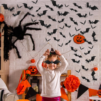 flat-packed format for compact shipping and storage between halloween seasons