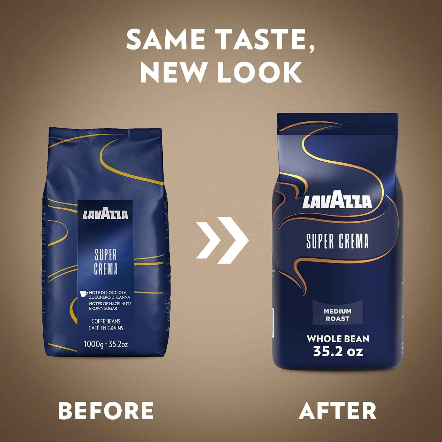 Lavazza Super Crema Whole Bean Coffee – Premium European Espresso Experience for the Connoisseur