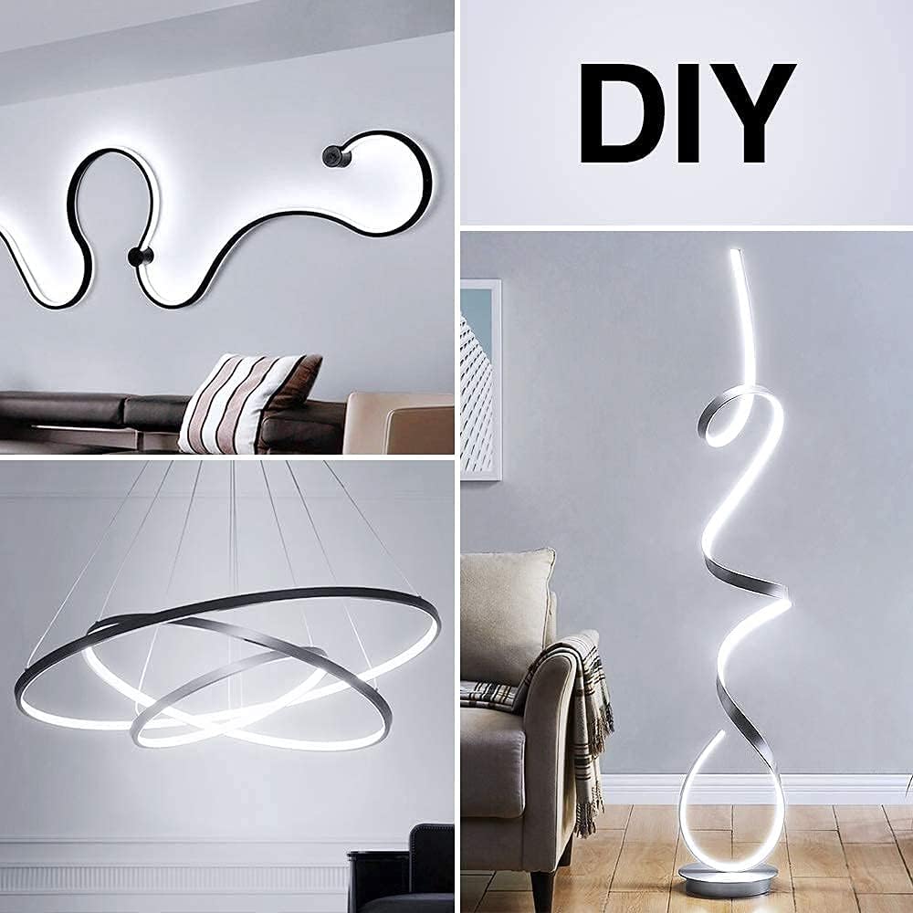 flexible 16.4ft (5m) or 32.8ft (10m) ribbon with 12v ul listed power adapter