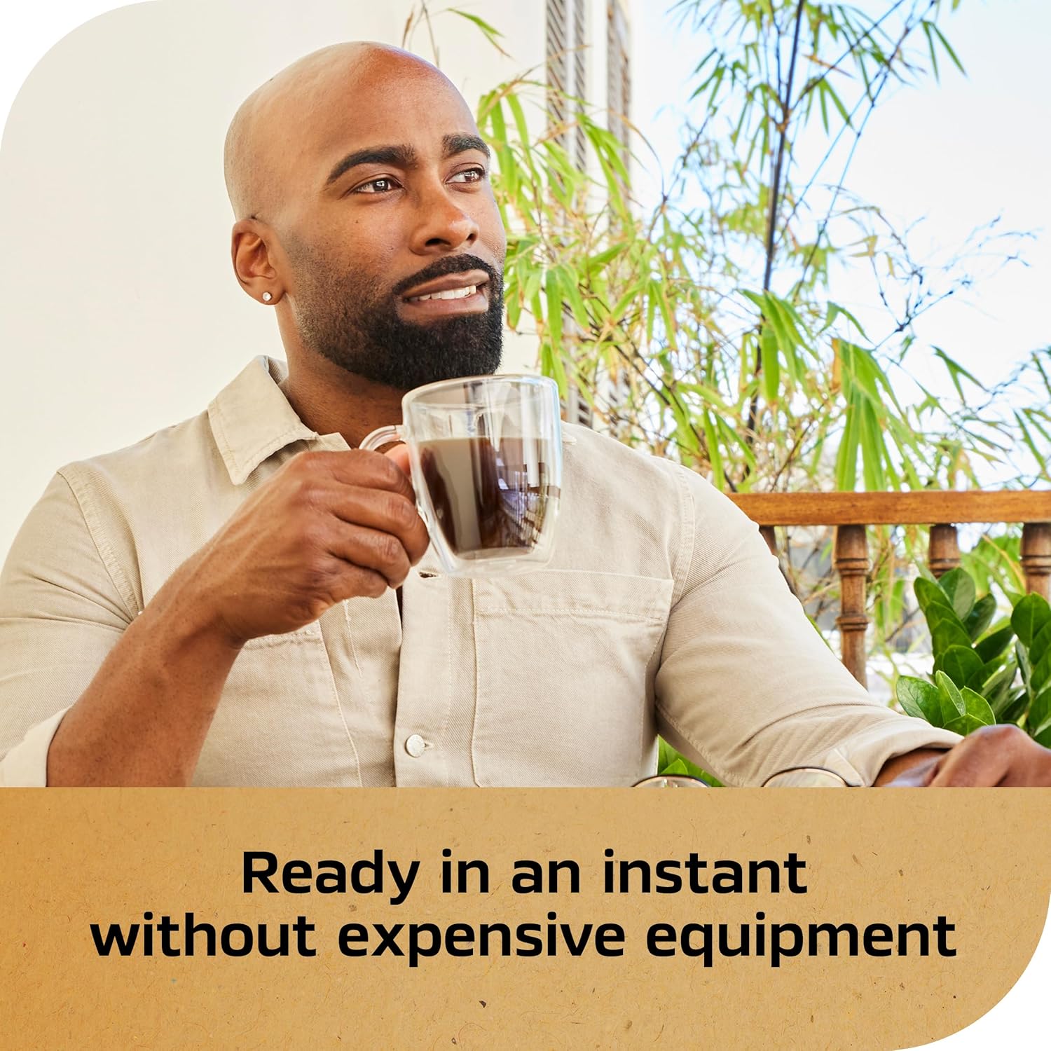 flexible 2 oz (espresso) or 6 oz (americano) preparation with one teaspoon per cup