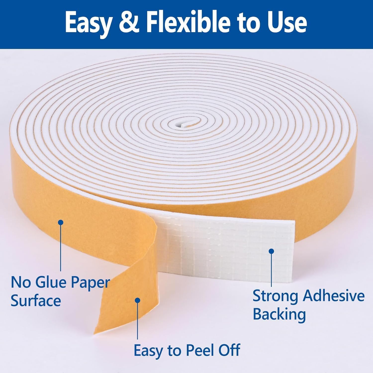 flexible and conformable profile that bends to fit irregular gaps and curves