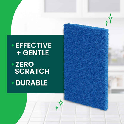 Scotch-Brite Zero Scratch Scouring Pad – Mindful Kitchen Cleaning Essential for Nonstick Pots, Glassware, and Bakeware