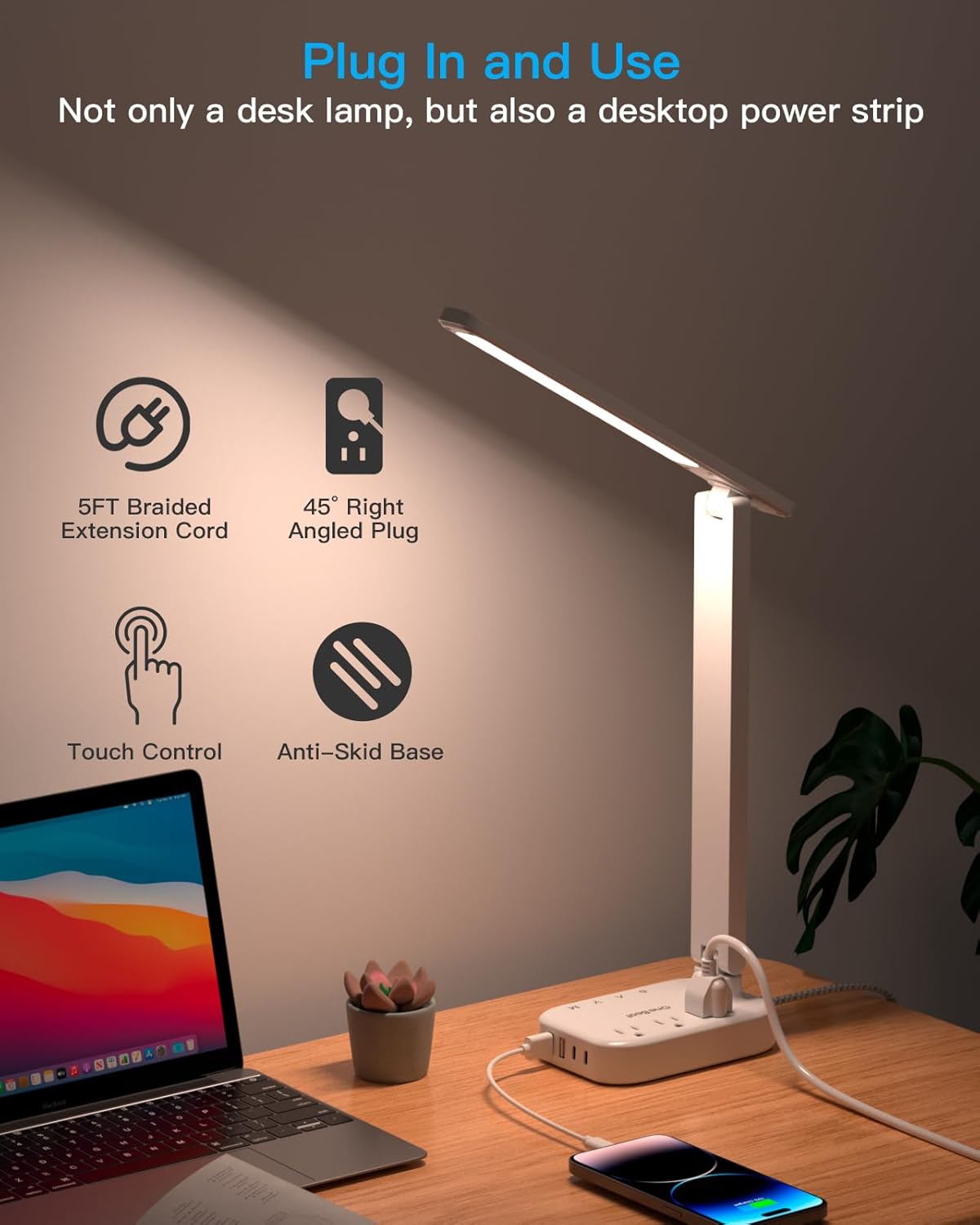 flicker-free, glare-free, blue-light-free, ghosting-free eye protection leds