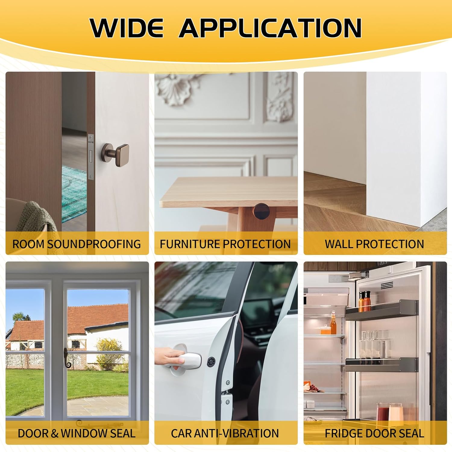 Foam Seal Solutions - Non-Toxic Door Seal Strip Safe for Kids and Pets