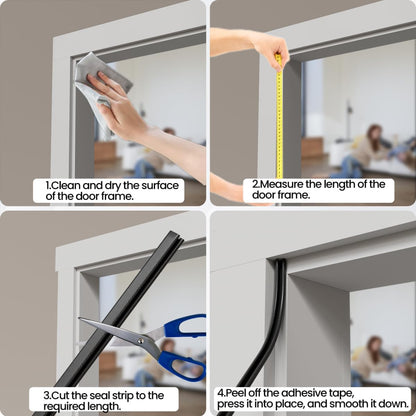 FoamGuard V-Shaped Weather Stripping – Garage Entry Door Seal for Wind Rain and Dust Protection, All-Season Outdoor Use