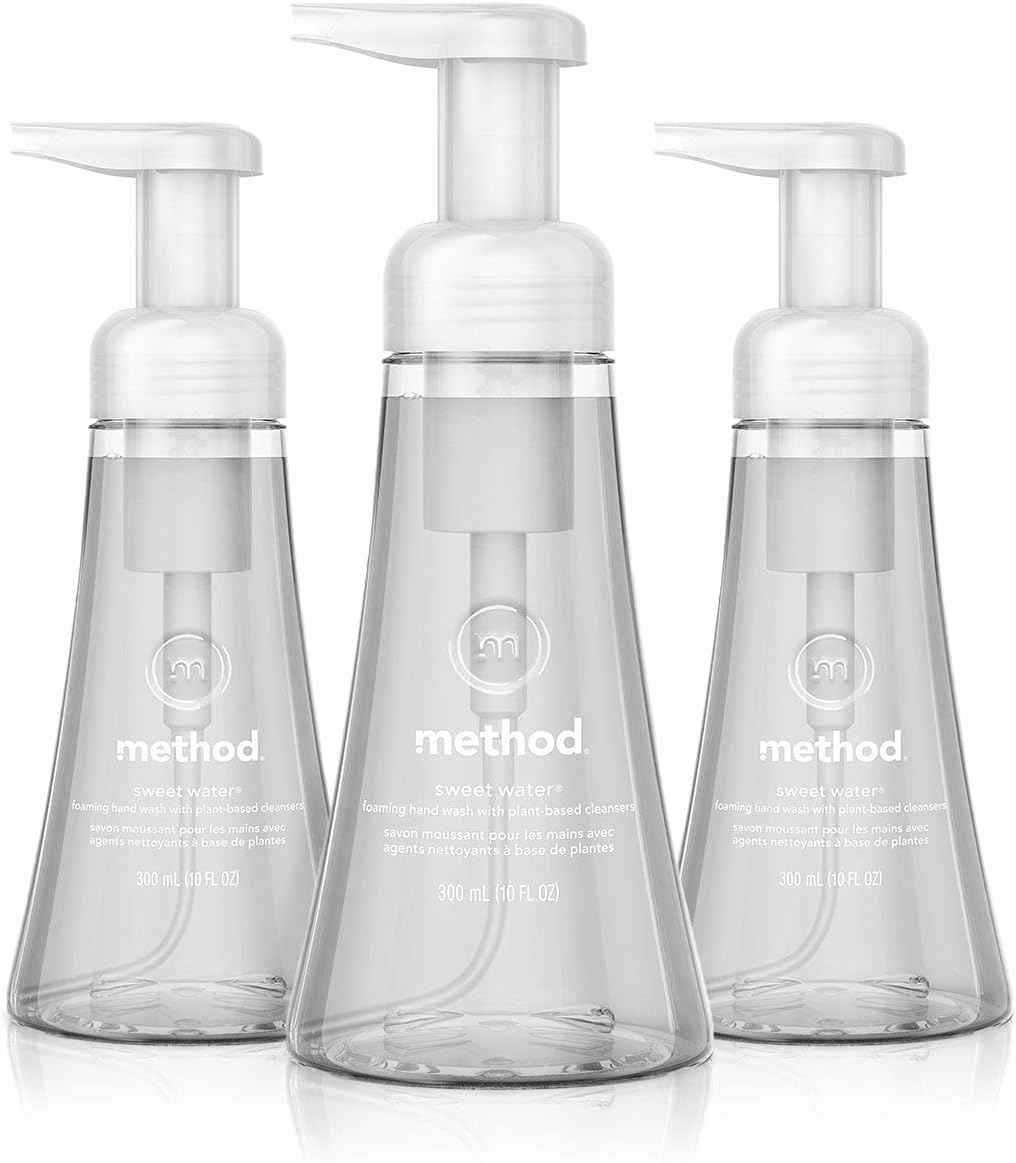 Method Foaming Hand Soap Sweet Water – Self-Care Hand Wash Ritual for Bathroom Sink