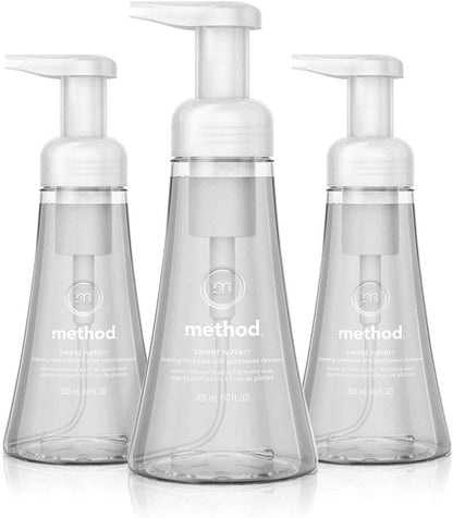 Method Foaming Hand Soap Sweet Water – Self-Care Hand Wash Ritual for Bathroom Sink