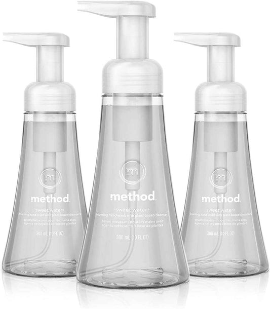 Method Foaming Hand Soap Sweet Water – Self-Care Hand Wash Ritual for Bathroom Sink