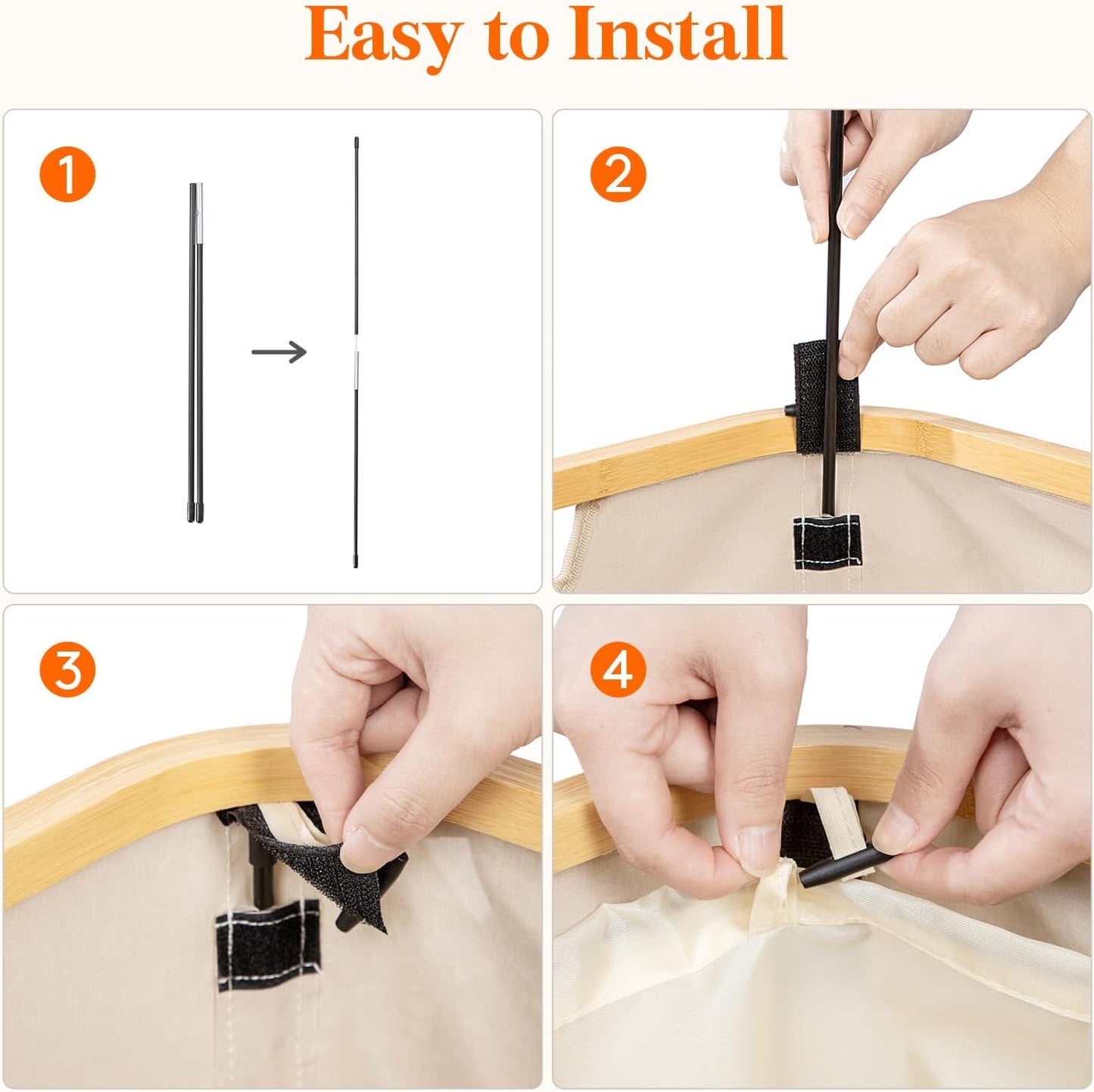 fold-flat design for compact storage when disassembled