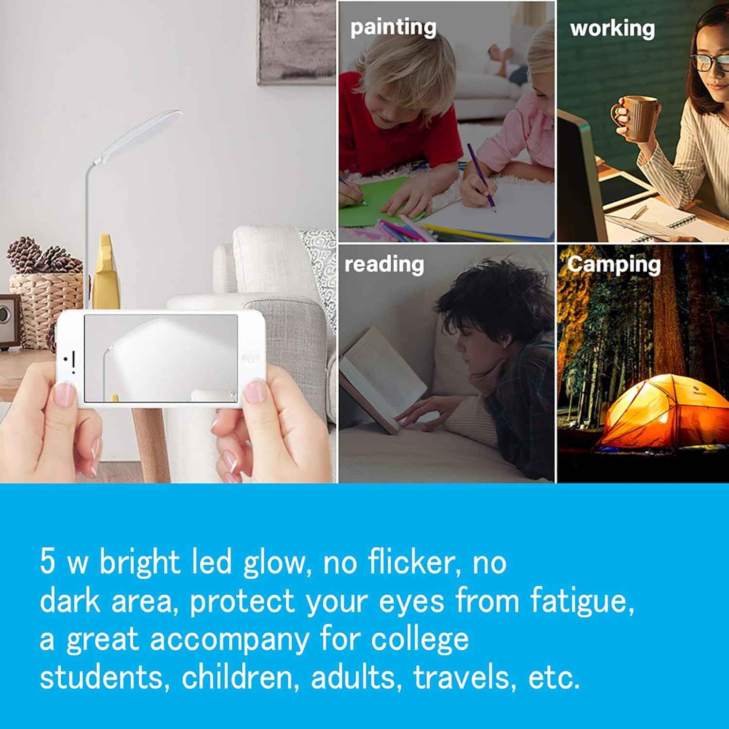 DEEPLITE Battery Operated Lantern – Compact Outdoor Light for Patio, Road Trips, and Power Outages, 3 Brightness Modes