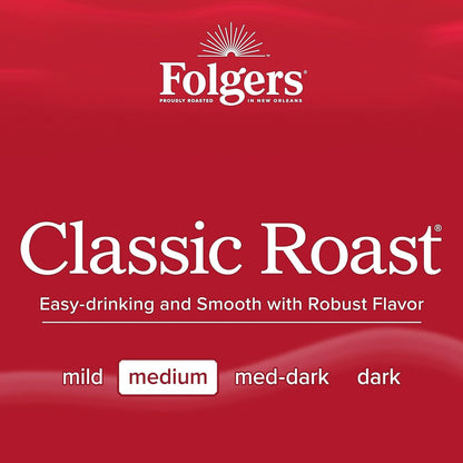Folgers Classic Roast Instant Coffee – RV and Hotel Room Coffee for Any Hot Water Source