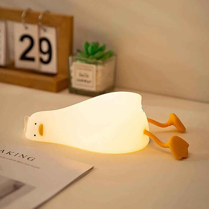 Duck Night Light – Holiday Gift for Women and Mom, Cute Squishy Lamp for Bedroom and Dorm