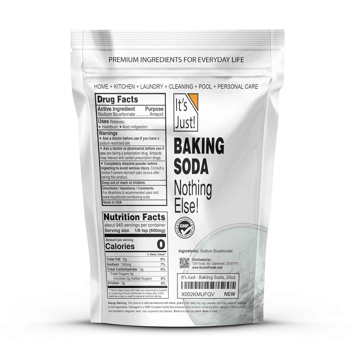 It's Just - Baking Soda for Mindful Living: Aromatherapy Baths and Gentle Oral Care