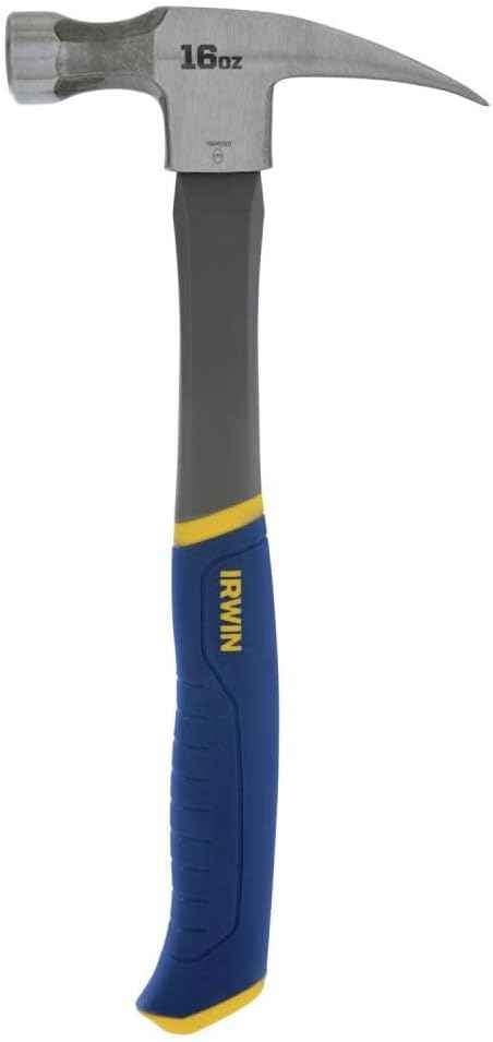 IRWIN 16 oz Fiberglass Claw Hammer – Practical Housewarming Gift for New Homeowners
