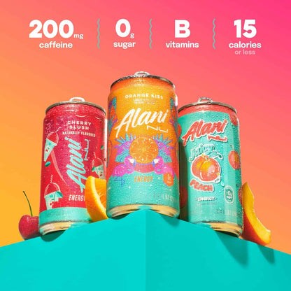 Alani Nu Variety Pack Mini Energy Drinks – Cute Birthday Gift for Her, Stocking Stuffer for Gym Girlfriends