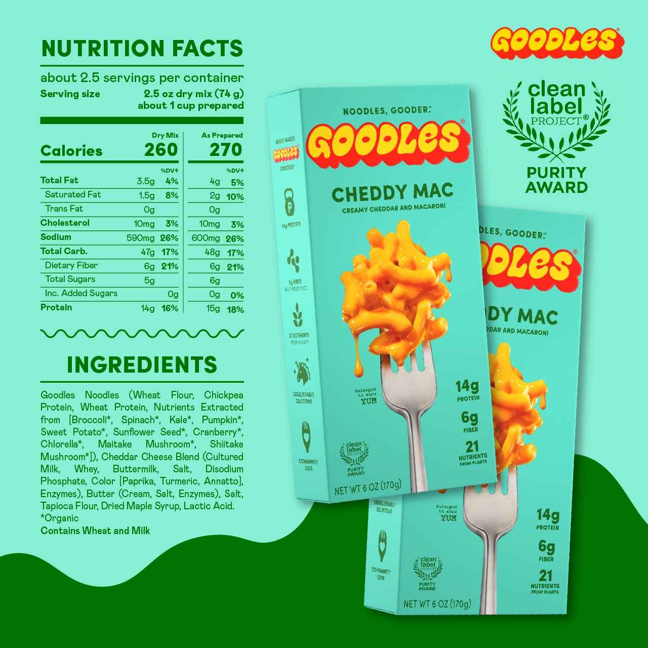 Goodles Cheddy Mac Creamy Cheddar Macaroni - Compact Pantry Staple for Clutter-Free Kitchens