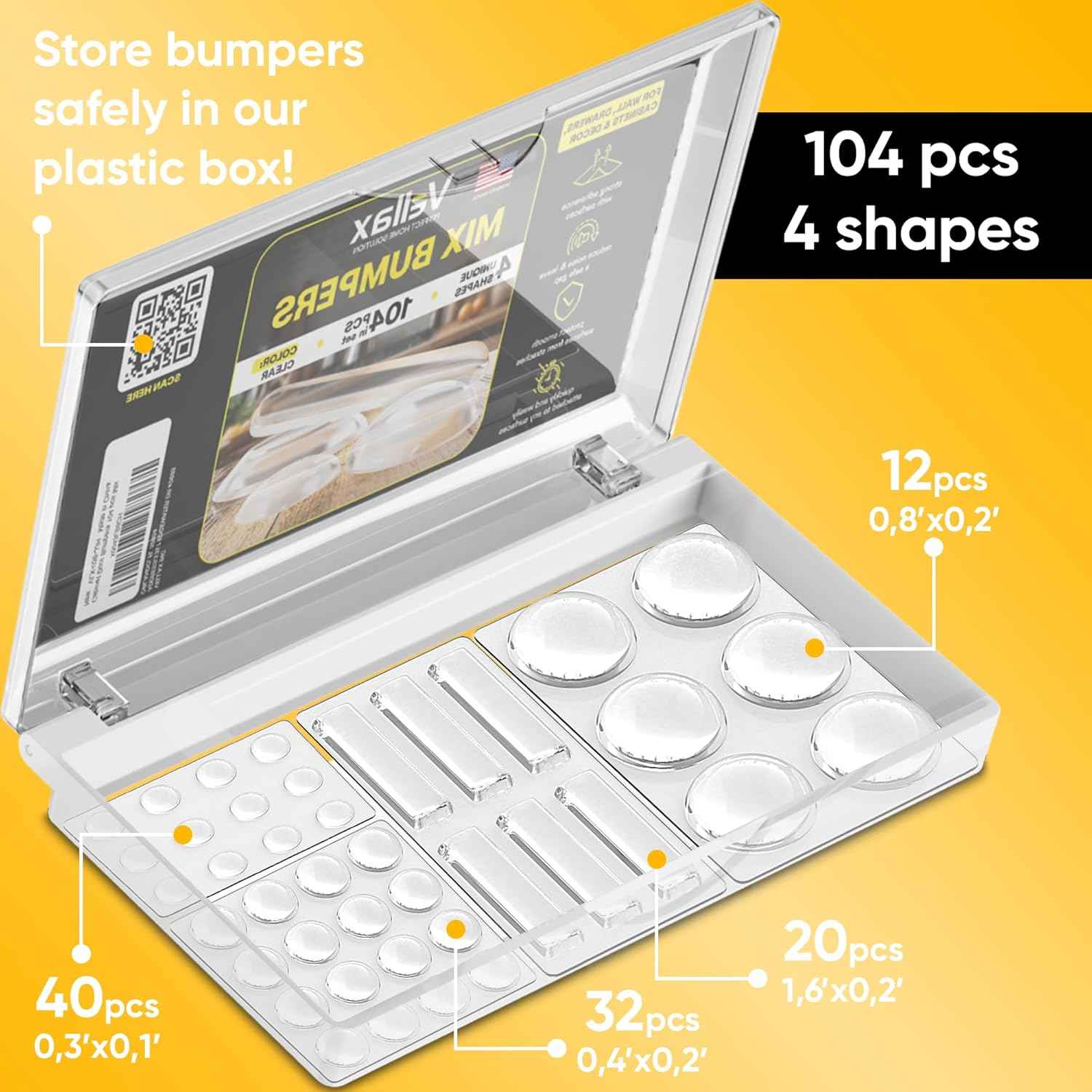 CLEARGRIP Clear Furniture Bumpers – Uncluttered Cabinet Solution for Intentional Homes and Neutral Interiors