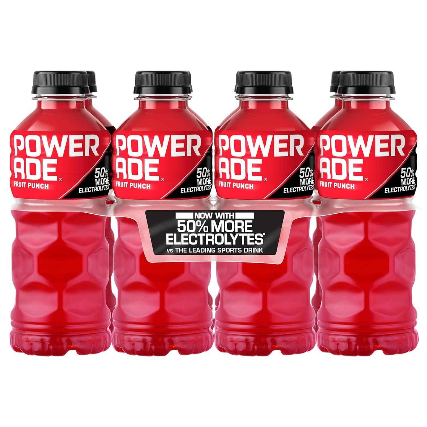 Powerade Fruit Punch – Electrolyte Replenishment for Post-Workout Recovery and Self-Care, 20oz 8 Pack