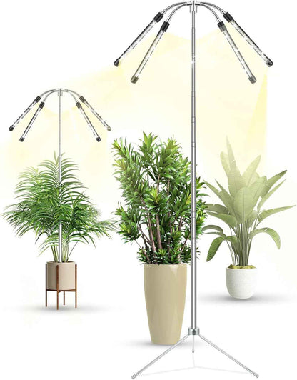 Grow Lights for Indoor Plants – Mindful Self-Care Ritual for Houseplant Therapy at Home