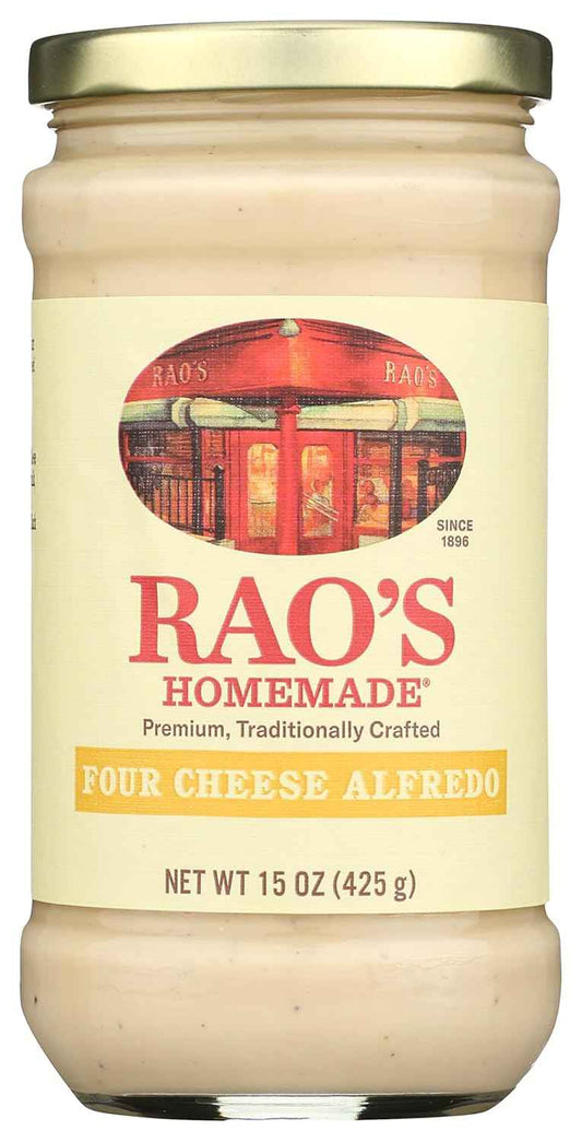 Rao's Four Cheese Alfredo Sauce 15 oz – Thoughtful Gourmet Gift for Pasta Lovers and Foodies