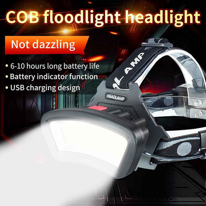 DARKBEAM COB Floodlight Headlamp – Practical Gift for Dad on Father's Day, Birthdays and Retirement