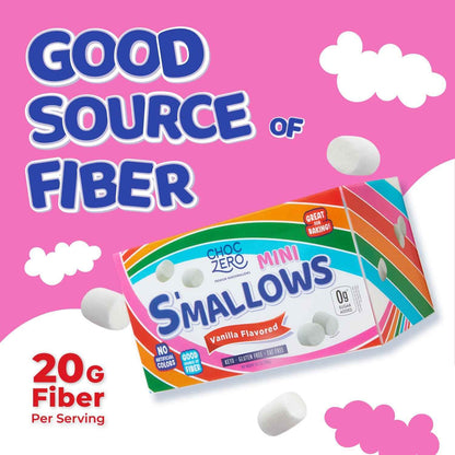 ChocZero Low Carb Marshmallows – Better-For-You Snack Drawer Staple for Wellness Routines, Monk Fruit Sweetened