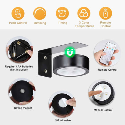 Lumena Picture Light – Clean Line Wall Accent for Intentional Spaces, Cordless LED with Hidden Mount