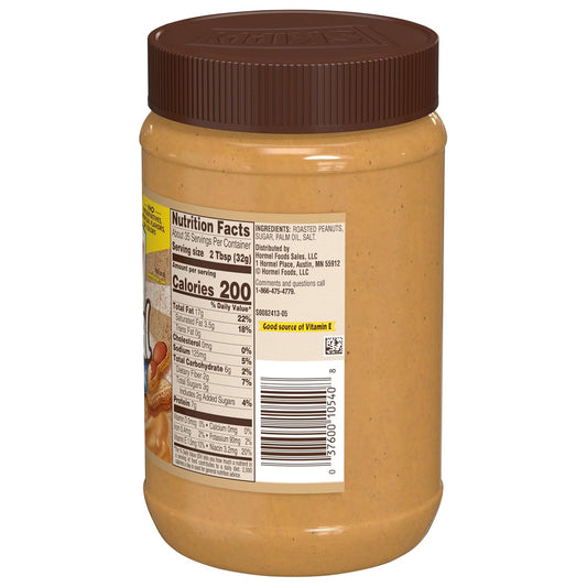 four simple ingredients centered on real roasted peanuts