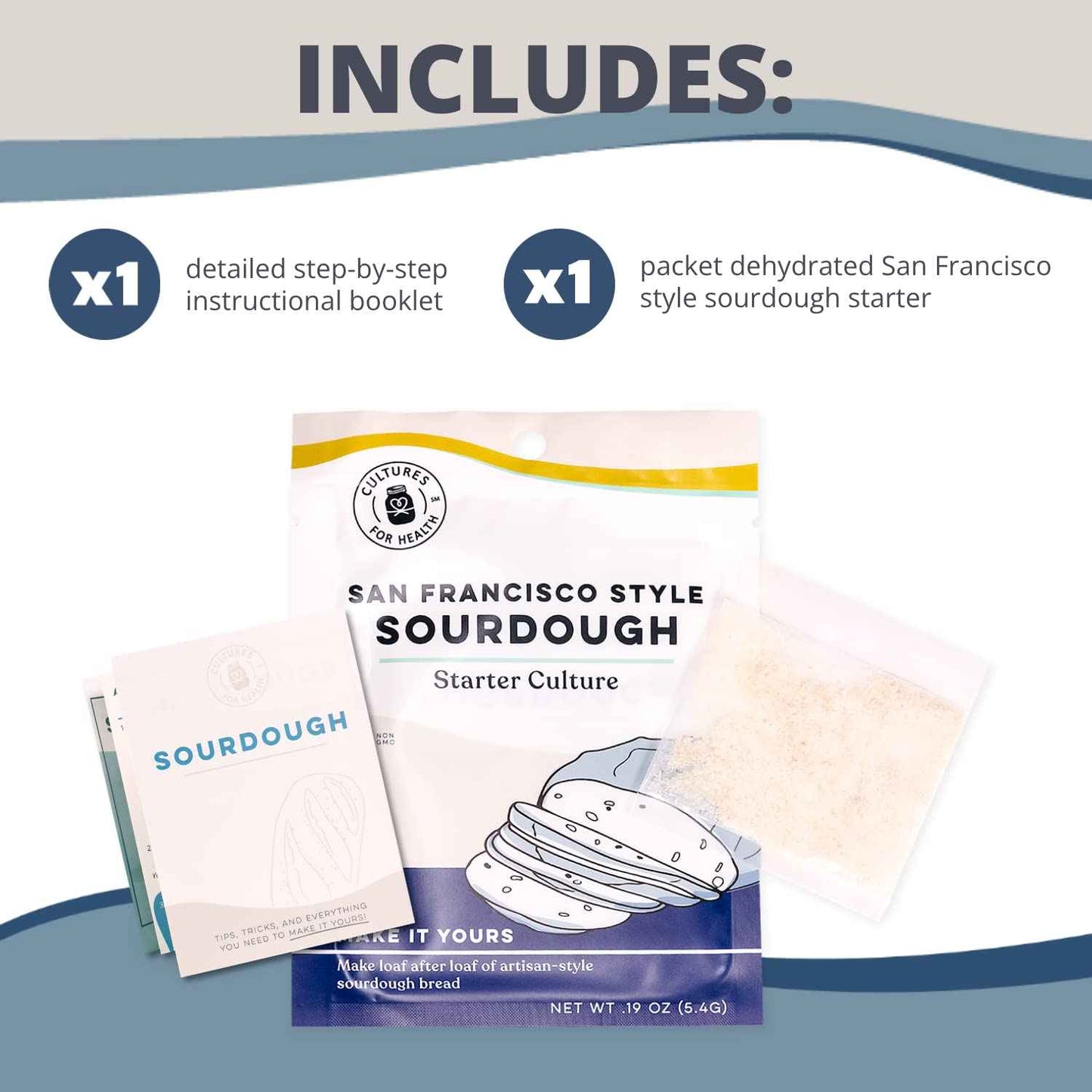 Cultures for Health San Francisco Sourdough Starter – Housewarming Present for Friends Who Love Artisan Bread