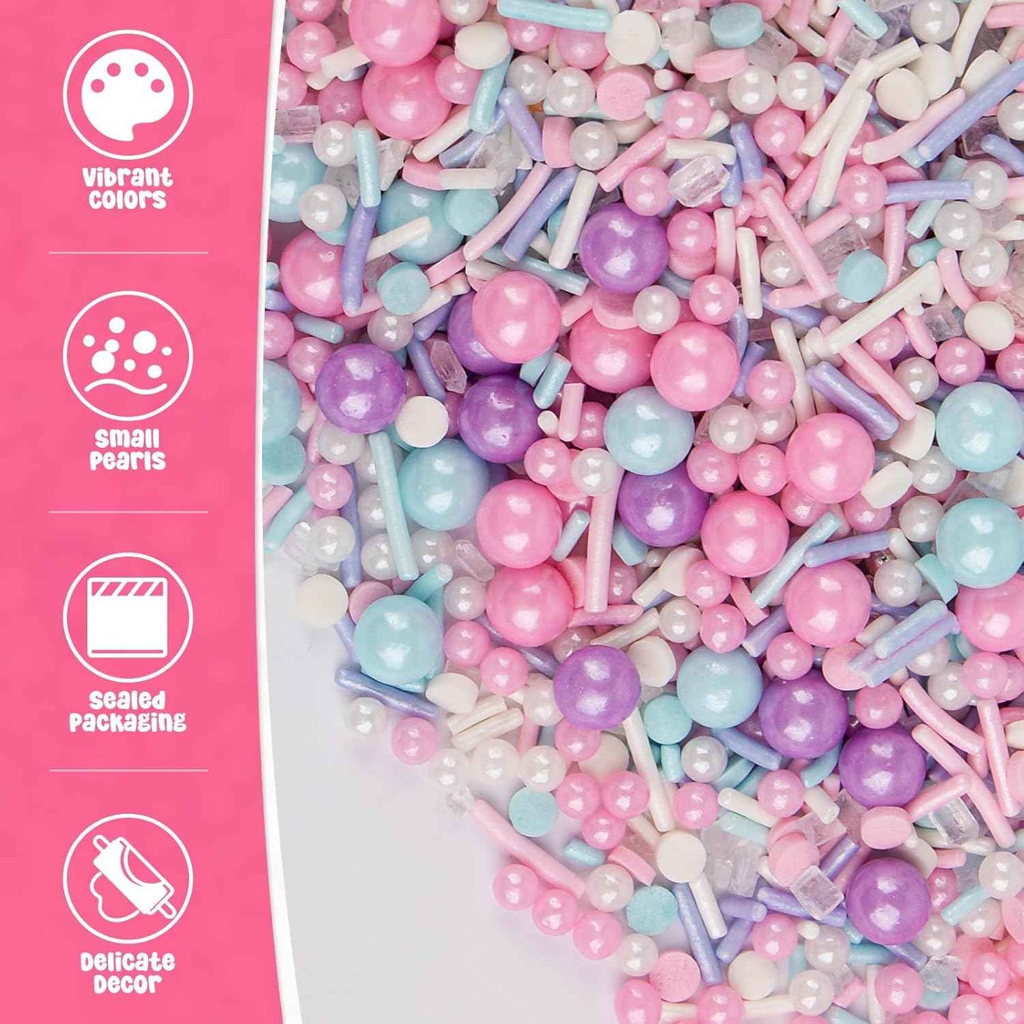 Pastel Sprinkle Mix – Thoughtful Baking Gift for Mom and Home Bakers