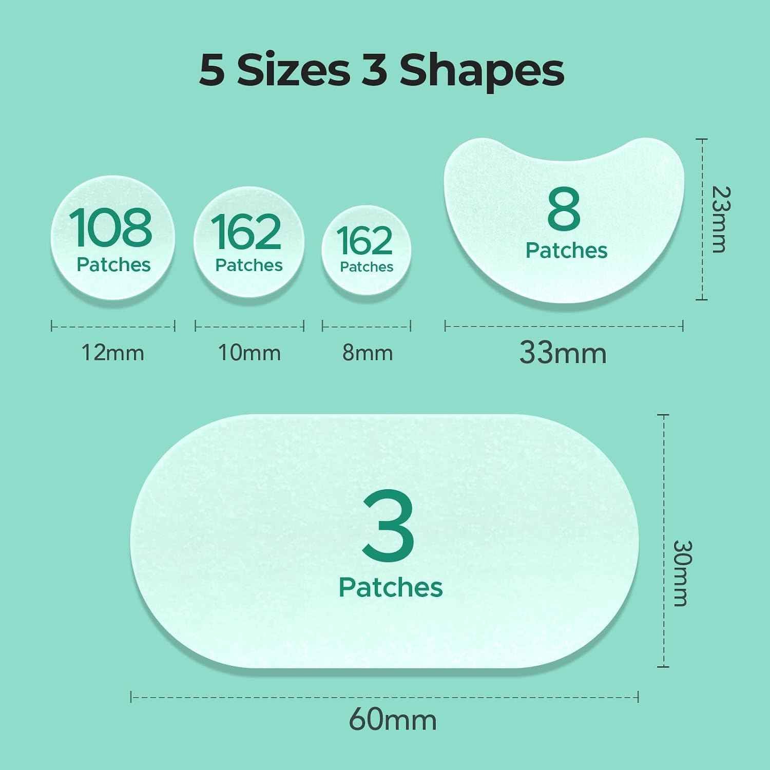 TKTK Hydrocolloid Acne Stickers – Allergy-Friendly Blemish Treatment Safe for Reactive Skin