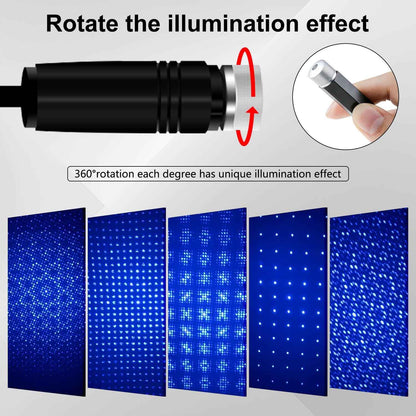 LEDCARE USB Star Projector Lamp – Cozy Bedroom Decor Accent, Ambient Star Light for Ceiling and Walls