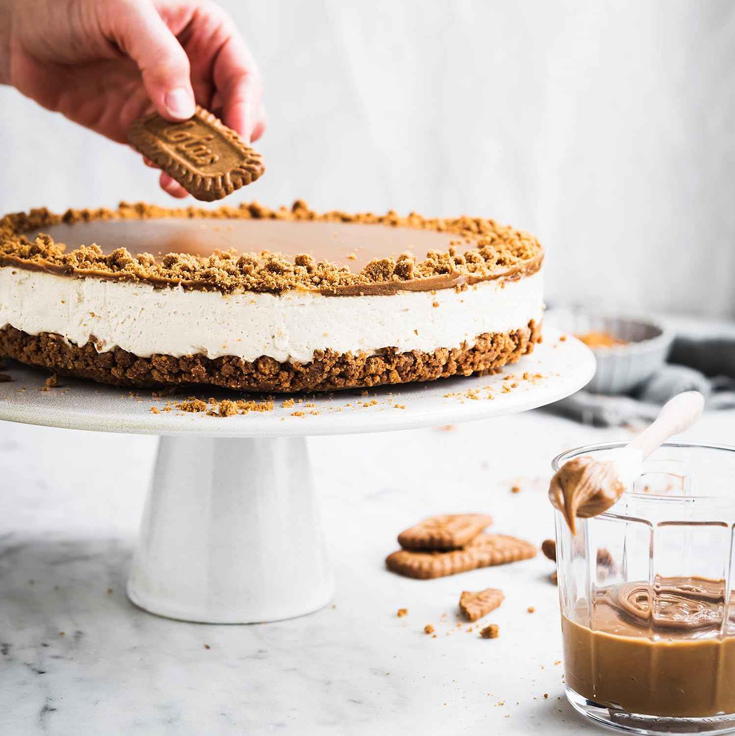 Lotus Biscoff Crumble - Caramelized Cookie Crumble for Mindful Home Baking and Self-Care Dessert Rituals, 1.65 lb Bag