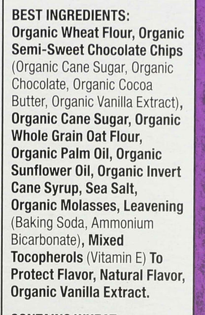 Annie's Organic Chocolate Chip Cookie Bites – Easter Basket Filler for Kids, 10 Snack Pouches