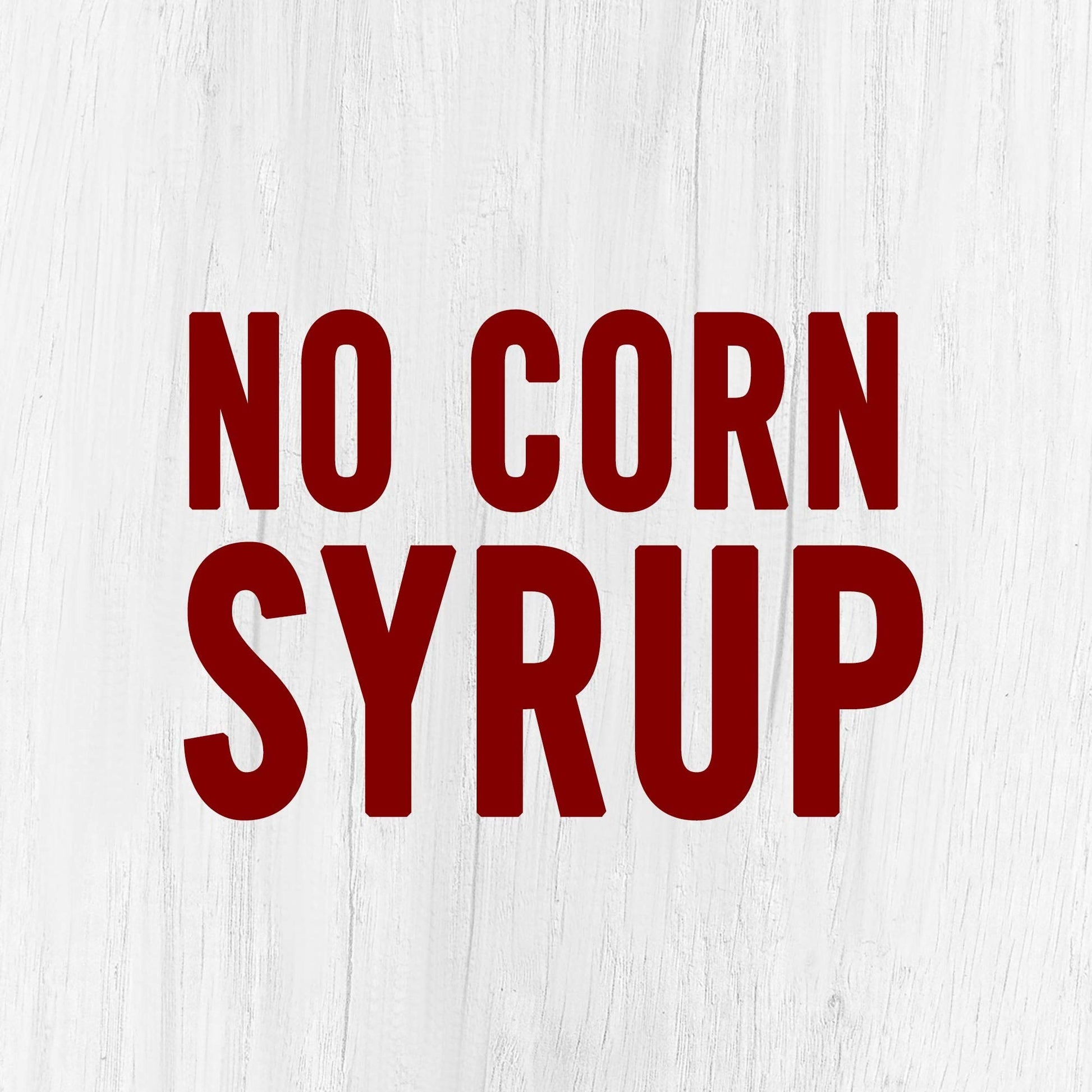 free from corn syrup, non-gmo, and gluten-free formulation